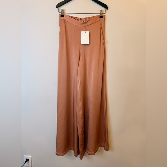 NWT A.L.C silky wide leg Nelson pants Sz 0 $495 - Picture 3 of 10
